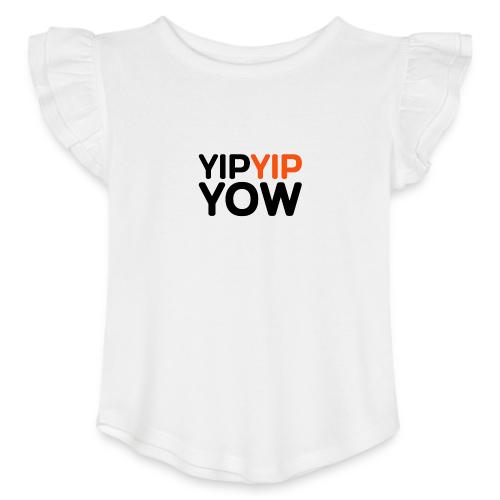 yipyip yow - Toddler Girls Flutter T-shirt