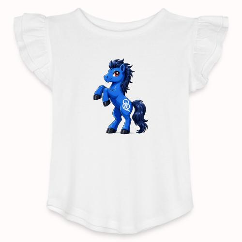 My first blucifer - Toddler Girls Flutter T-shirt
