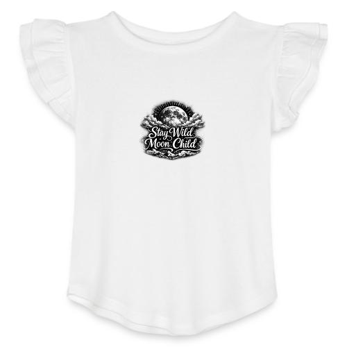 Stay Wild Moon Child - Toddler Girls Flutter T-shirt