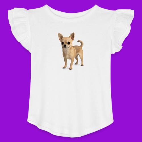 Chihuahua - Toddler Girls Flutter T-shirt