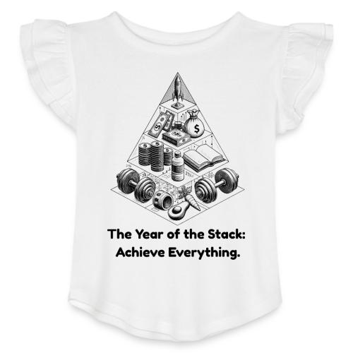 The Resolution Pyramid T-Shirt, Mug, & Leggings - Toddler Girls Flutter T-shirt