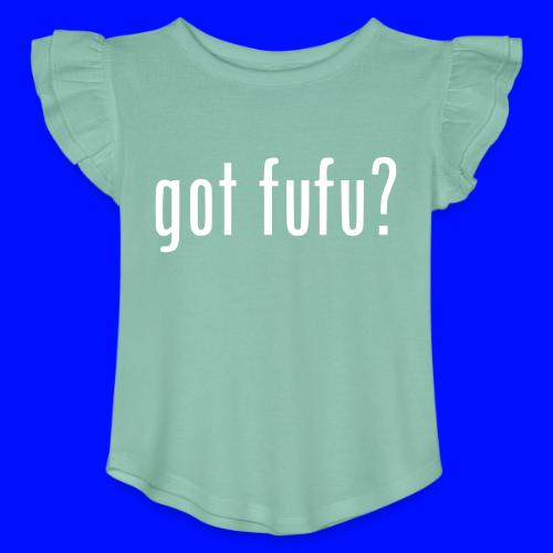 gotfufu-black - Toddler Girls Flutter T-shirt