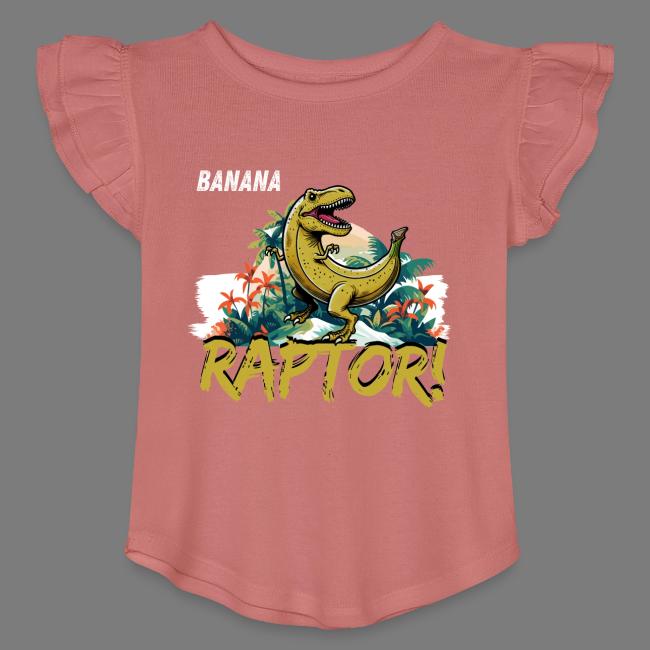 Funny Banana Raptor T-Rex Design