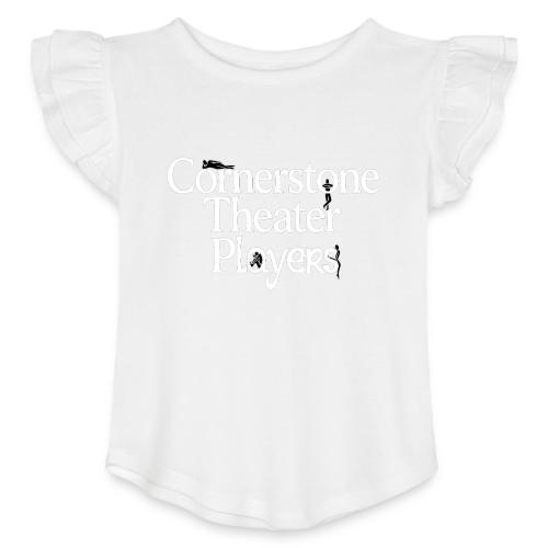 Cornerstone Theater Players (Light) - Toddler Girls Flutter T-shirt