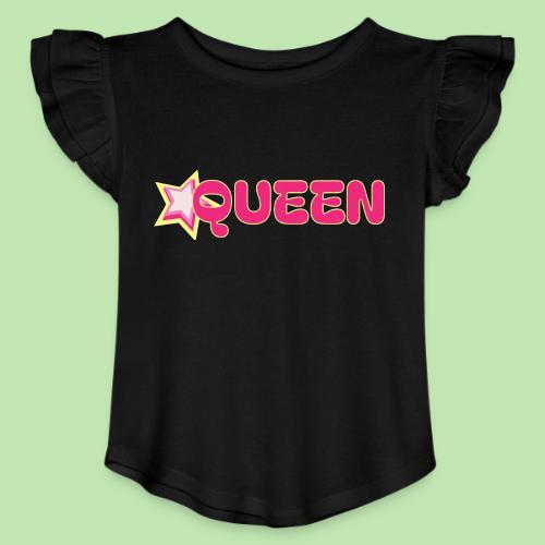 queen high resolution logo transparent 1 - Toddler Girls Flutter T-shirt