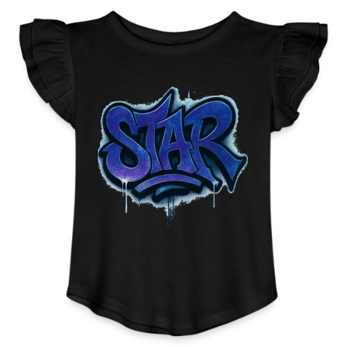 Cosmic STAR Graffiti Tag Tee - Toddler Girls Flutter T-shirt