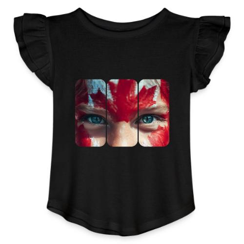 Canada: Northern Spirit - Toddler Girls Flutter T-shirt