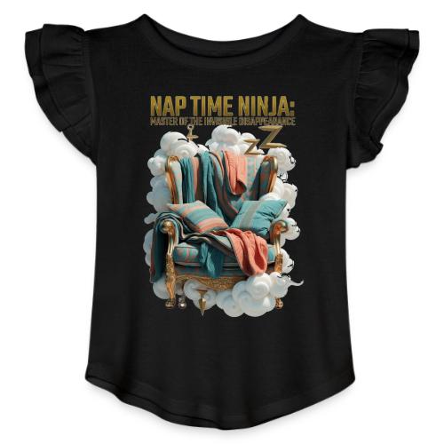 Nap Time Ninja T Shirt - Toddler Girls Flutter T-shirt