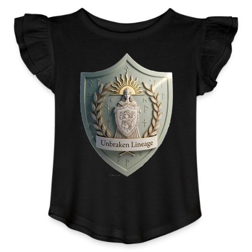 Women's Day Legacy T Shirt, Empowerment Gift 2026 - Toddler Girls Flutter T-shirt