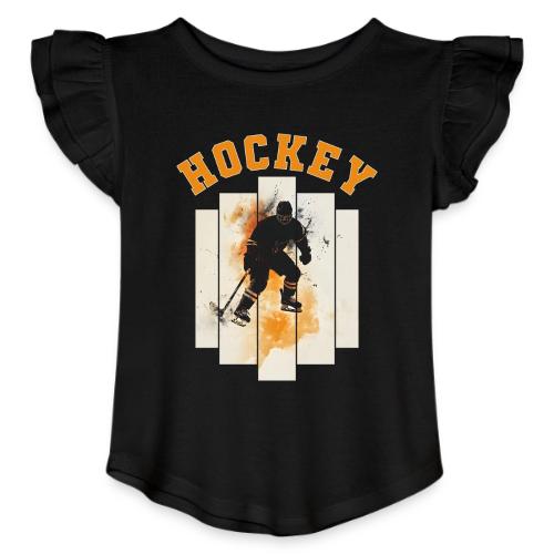 Hockey Grind - Toddler Girls Flutter T-shirt