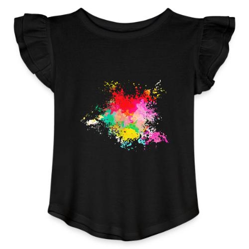 Psychedelic: Color Storm - Toddler Girls Flutter T-shirt