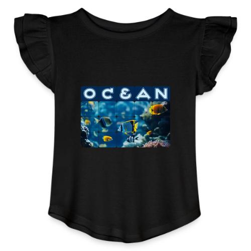 Ocean: Underwater Radiance - Toddler Girls Flutter T-shirt