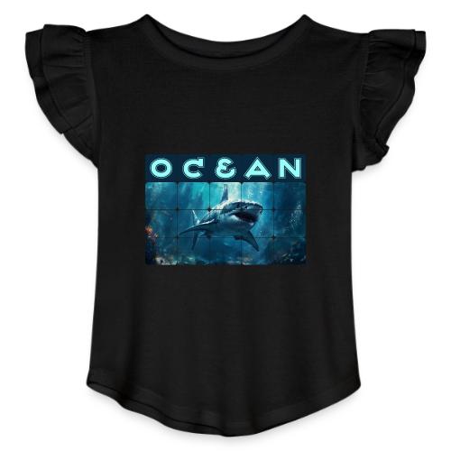 Ocean: Predator's Domain - Toddler Girls Flutter T-shirt