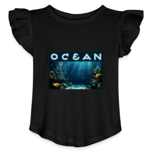 Ocean: Rainbow Reef Life - Toddler Girls Flutter T-shirt