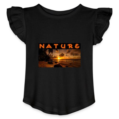 Nature: Golden Hour Escape - Toddler Girls Flutter T-shirt