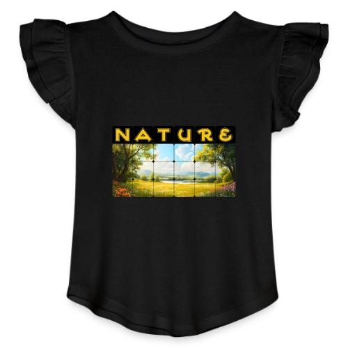 Nature: Summer Fields - Toddler Girls Flutter T-shirt
