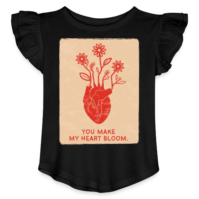 You make my heart bloom