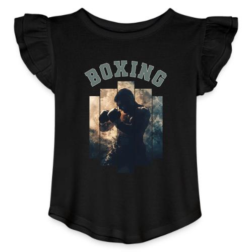 Boxing Spirit - Toddler Girls Flutter T-shirt