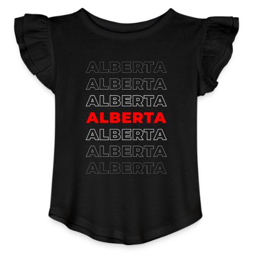 Alberta Accent - Toddler Girls Flutter T-shirt