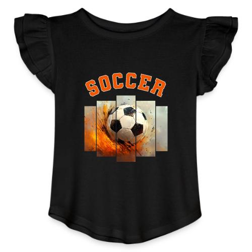 Soccer Iconic Touch - Toddler Girls Flutter T-shirt