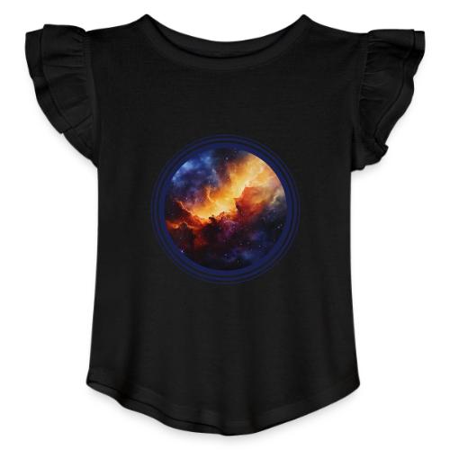 Nebula Dreams - Toddler Girls Flutter T-shirt