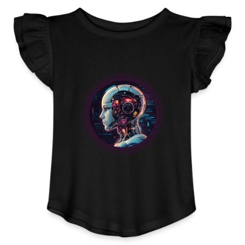 Artificial Intelligence (AI): The Future Circuit - Toddler Girls Flutter T-shirt