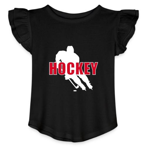 Power Play Hockey - Toddler Girls Flutter T-shirt