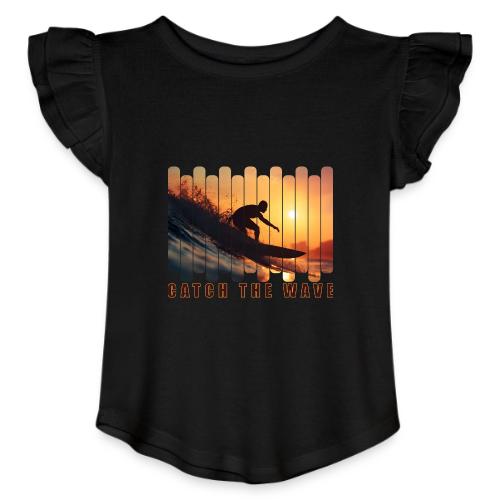Surfing: Catch the Wave - Toddler Girls Flutter T-shirt