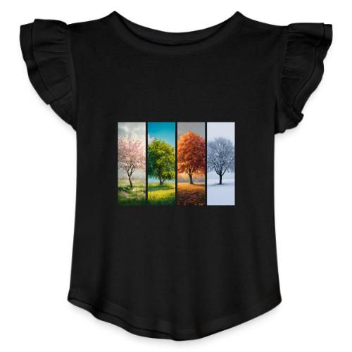 The four Seasons - Toddler Girls Flutter T-shirt