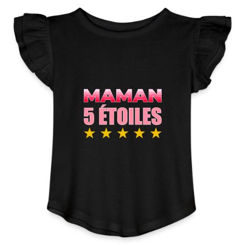Five Star Mom - Toddler Girls Flutter T-shirt