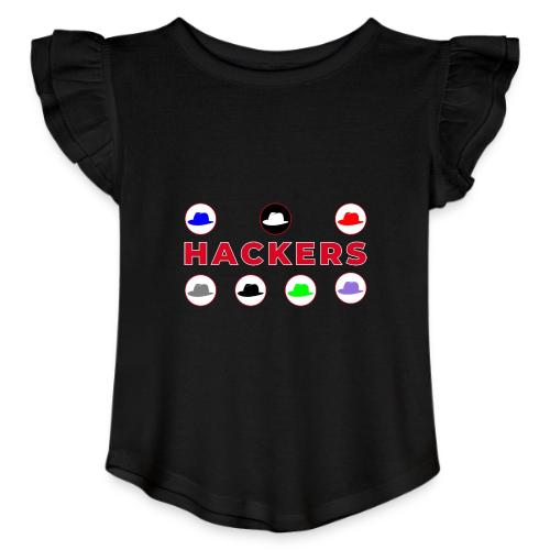 The Spectrum of Hackers - Toddler Girls Flutter T-shirt
