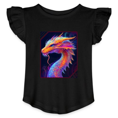 Dragon Spectrum - Toddler Girls Flutter T-shirt