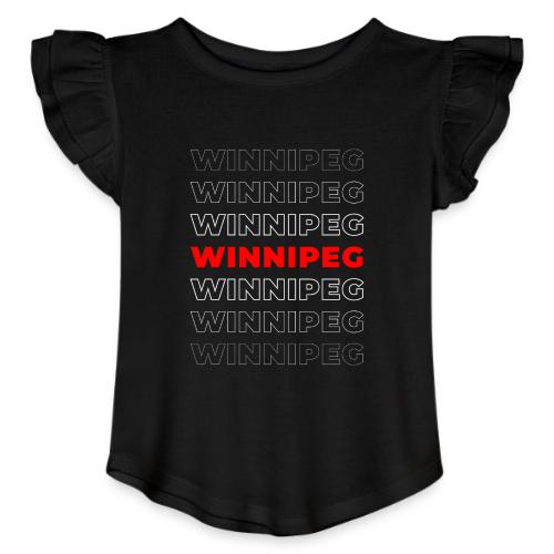 Winnipeg Waves - Toddler Girls Flutter T-shirt