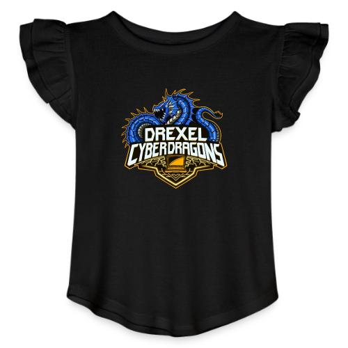 The Dragon - Toddler Girls Flutter T-shirt