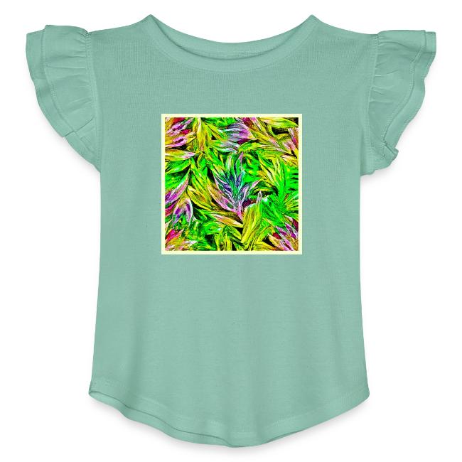 Vibrant Plant Strokes Design