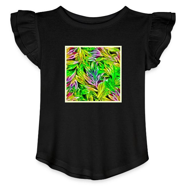 Vibrant Plant Strokes Design
