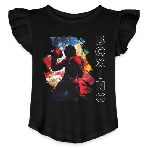 Boxing Drive - Toddler Girls Flutter T-shirt