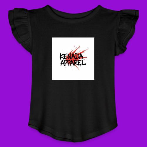 Kenada Apparel graffiti splash - Toddler Girls Flutter T-shirt
