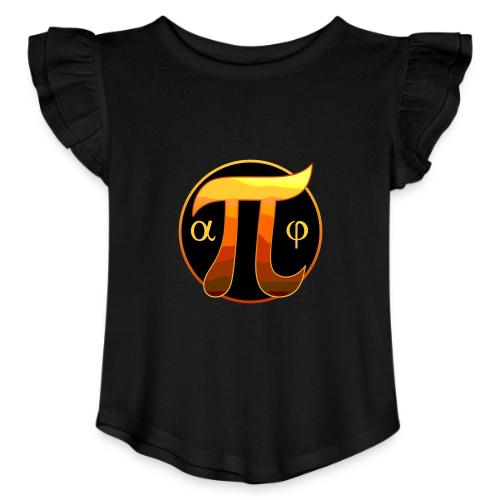 Trigonometry: Angles & Symbols - Toddler Girls Flutter T-shirt