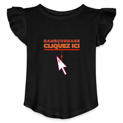 Phishing: Digital Lure - Toddler Girls Flutter T-shirt