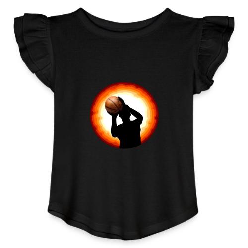 Basketball: The Art of the Shot - Toddler Girls Flutter T-shirt
