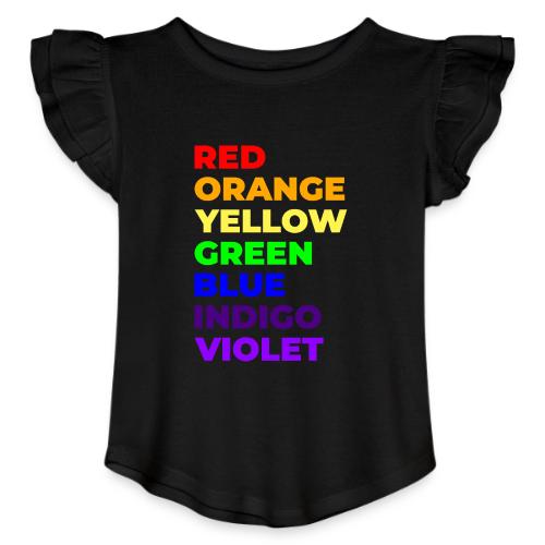 True Colors - Toddler Girls Flutter T-shirt