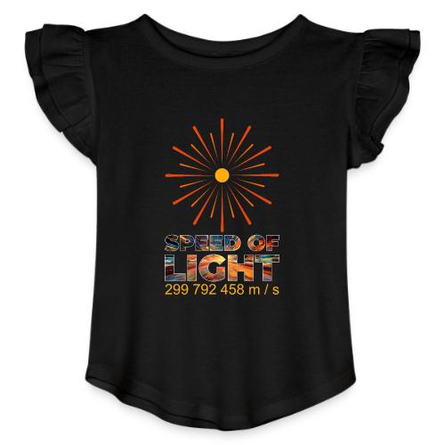 Speed of light - Toddler Girls Flutter T-shirt