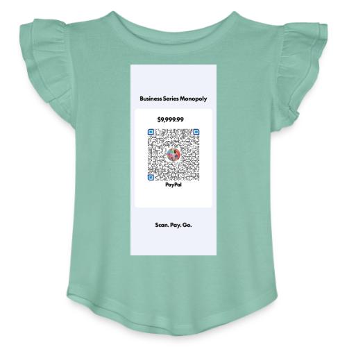 pp my qrcode 1758477437583 - Toddler Girls Flutter T-shirt