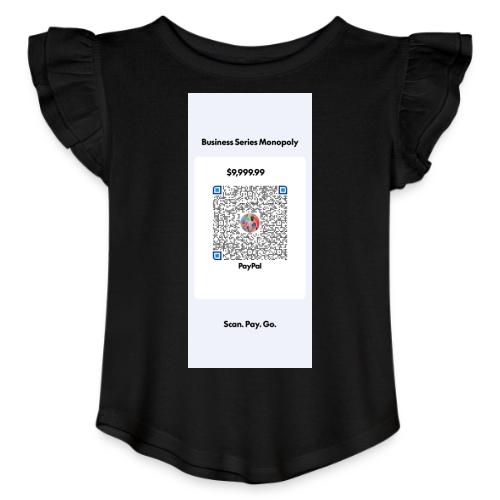 pp my qrcode 1758477437583 - Toddler Girls Flutter T-shirt