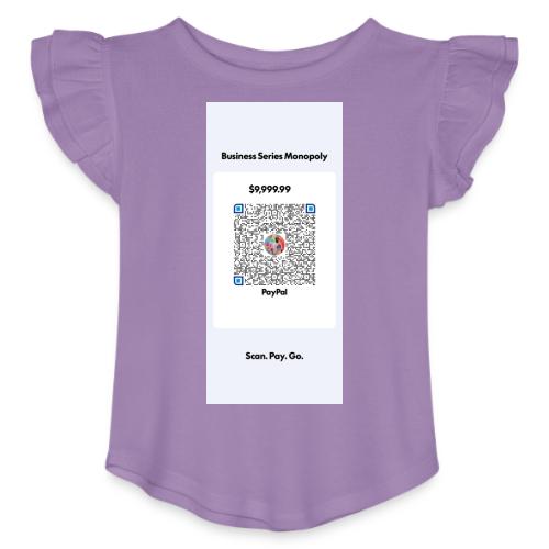pp my qrcode 1758477437583 - Toddler Girls Flutter T-shirt