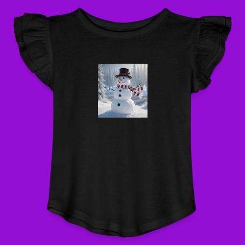 Frosty - Toddler Girls Flutter T-shirt