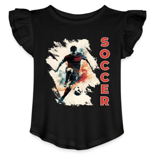 Soccer Blaze - Toddler Girls Flutter T-shirt