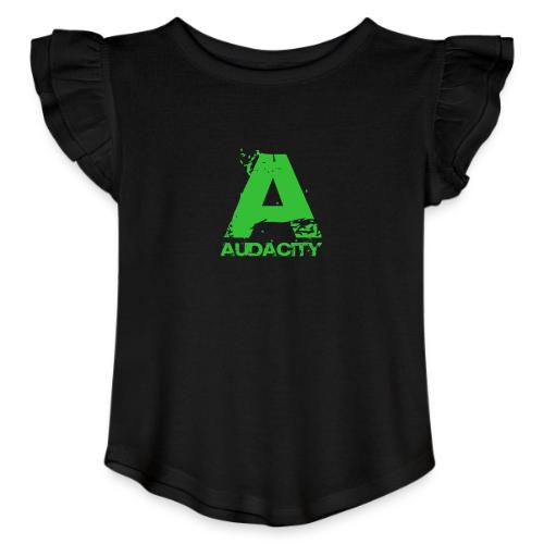 Double the Audacity - Toddler Girls Flutter T-shirt