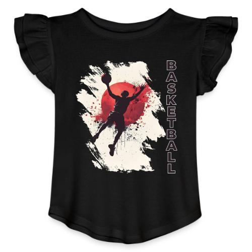 Basketball Heights - Toddler Girls Flutter T-shirt
